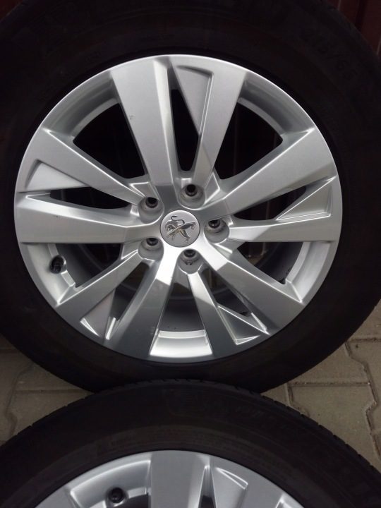 4× Литой диск Peugeot OE 9809687177 7.5" x 17" 5x108, фото 5