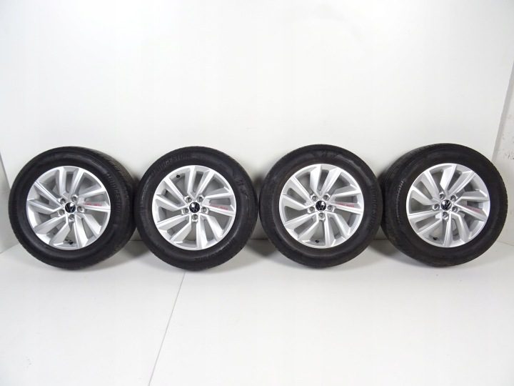 VW T-CROSS КОЛЕСА ЛИТЫЕ ДИСКИ ШИНЫ BRIDGESTONE 205/60R16 2GM601025S ЛЕТО, фото 1