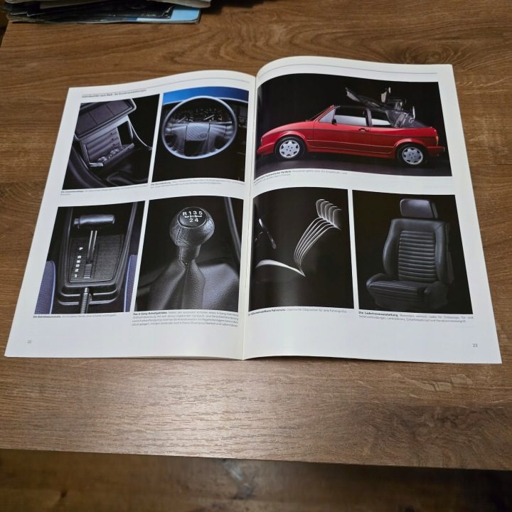 VW Volkswagen Golf I Mk 1 Golf Кабриолет и Quartett 1989, фото 14