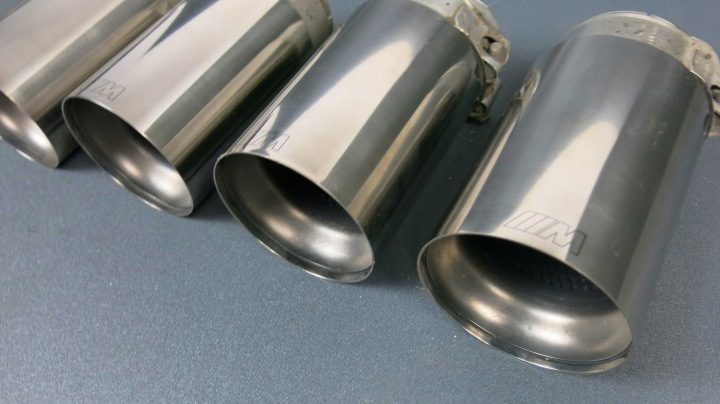 BMW M5 F10 Насадки глушителя Akrapovic Tytan Performance, фото 2