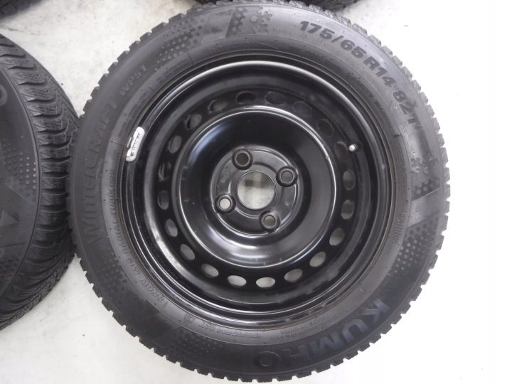 4× Диски 14 Hyundai i10 II i20 Getz Kia Picanto III Rio 5,5j 4x100 ET47 + TPMS, фото 4
