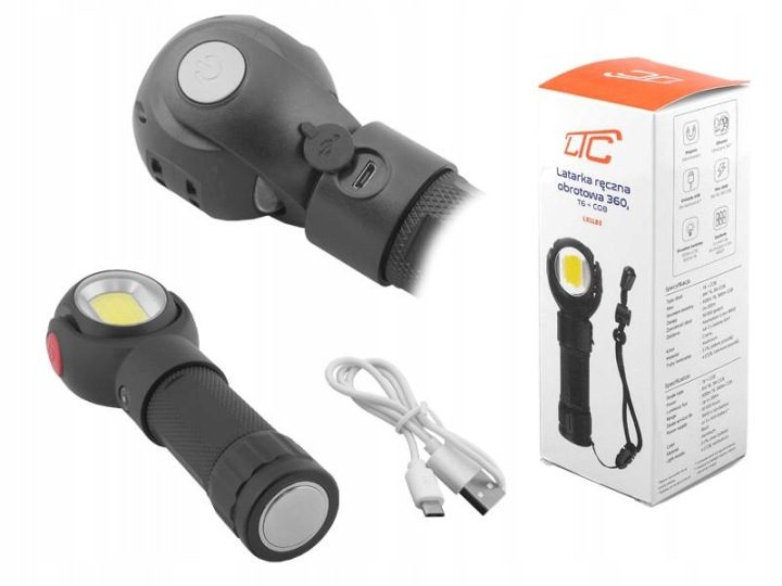 Фонарик мультифункциональный LTC 600 lm LED, фото 3