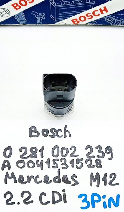 W-wa 0281002239 OE ДАТЧИК ДАВЛЕНИЯ ТОПЛИВА В МОЛДИНГЕ ТОПЛИВНОГО 3 пин, фото 3