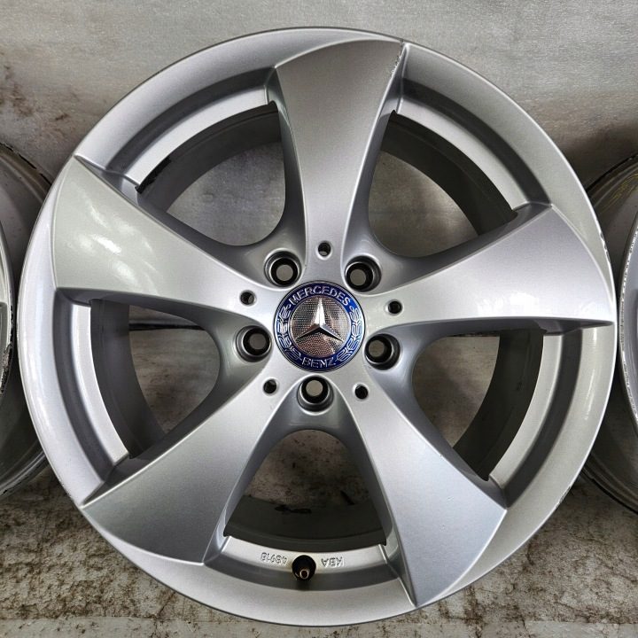 4× Литой диск Borbet A B C E M V Г. КЛАСС SL CL CLA EQV GLA GLE GLK W204 7.5" x 17" 5x112 ET 45, фото 8