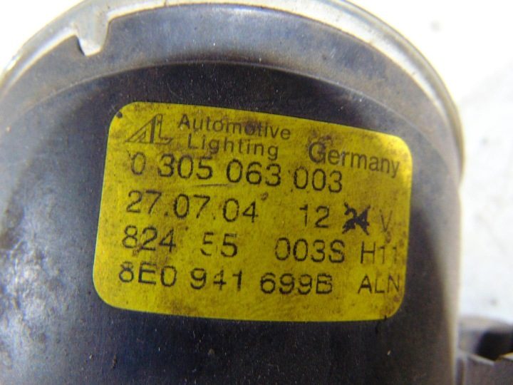 ПРОТИВОТУМАННАЯ ФАРА ЛЕВАЯ AUDI A4 B6 8E0941699B, фото 3