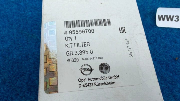 Топливный фильтр новый оригинал Opel Agila Astra H Corsa Zafira Vectra WW30JR, фото 3