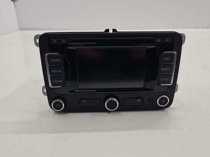 VW TOURAN I 1T0 РЕСТАЙЛИНГ МАГНИТОЛА CD НАВИГАЦИЯ GPS 3C0035270, фото 1