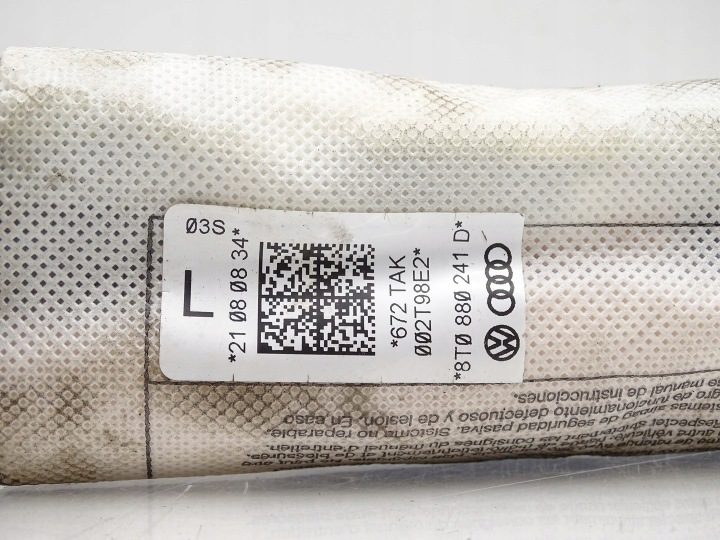 ПОДУШКА БЕЗОПАСНОСТИ AIRBAG СИДЕНЬЯ ЛЕВЫЙ AUDI A5 8T B8 8T0880241D, фото 3