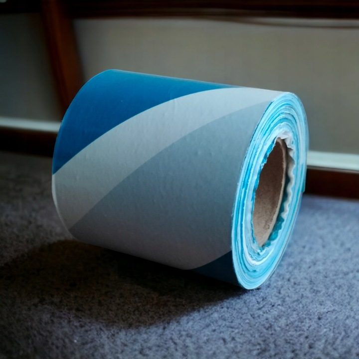 Шлейф проблесковый PAPER-TECH 70 мм x 100 м biało-синий, фото 3