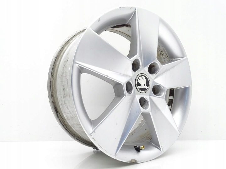 ДИСК КОЛЕСО ЛИТОЙ ДИСК R16 SKODA OCTAVIA III 5E 5X112 6.5J ET46 5E0601025H, фото 2