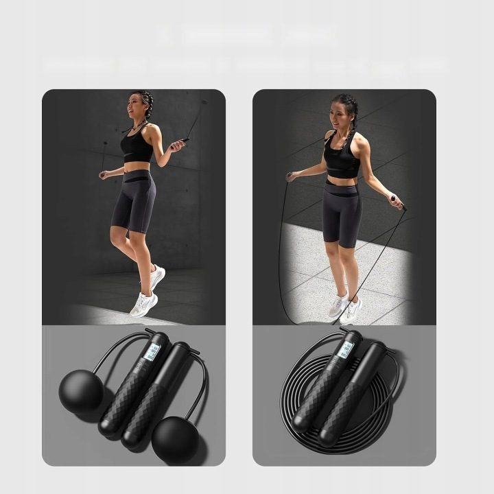 Skakanka Flintronic LED Черные противоскользящие кронштейны, фото 3