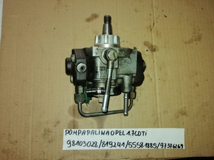 ТОПЛИВНЫЙ НАСОС OPEL 1.7 CDTI 98103028 819241 55581885 97376269, фото 1