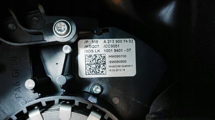 ПОДРУЛЕВОЙ ПЕРЕКЛЮЧАТЕЛЬ ШЛЕЙФ УГЛА ПОВОРОТА РУЛЯ MERCEDES W204 РЕСТАЙЛИНГ W212 A2129007402, фото 2