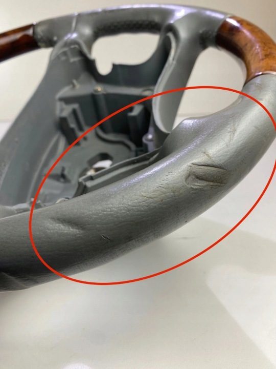 РУЛЬ КОЖА ДЕРЕВО СВЕТЛОЕ MERCEDES SL R230 A230460, фото 3