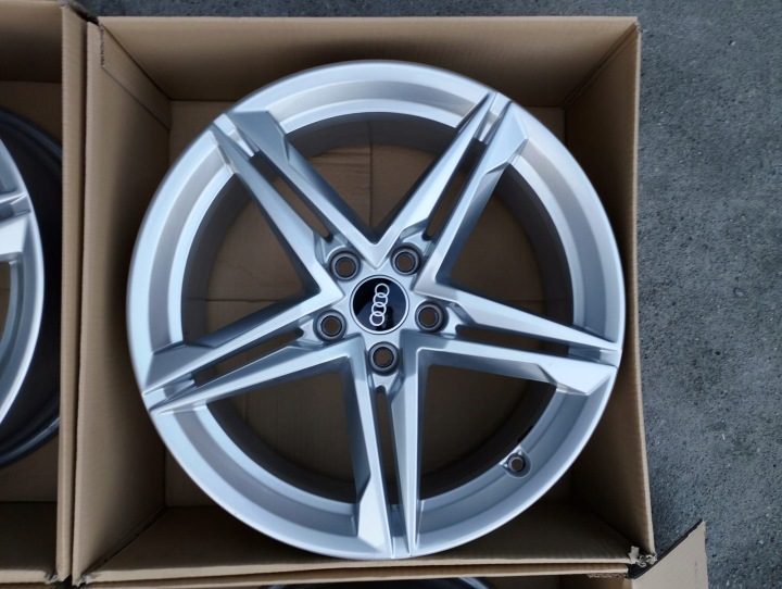 4× Литой диск Audi OE 8W0601025HM A4B8 8.0" x 18" 5x112 ET 40, фото 5