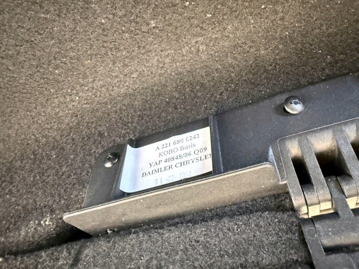 Бардачок багажника пластина Pogłoga 2216800242 Mercedes S-класса W221, фото 3