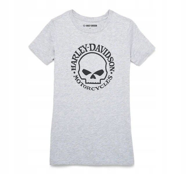 T-футболка Harley-Davidson Women's Willie G Skull Graphic Tee - 100% Хлопок, фото 1