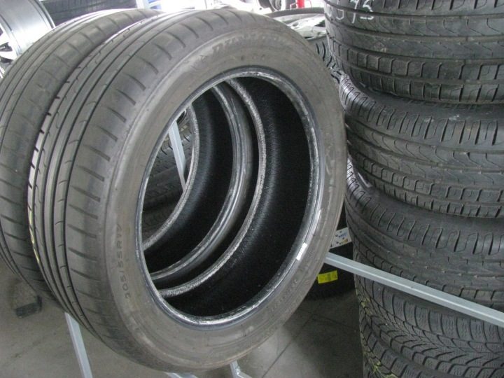 2× Шина летняя Dunlop Sport BluResponse 205/55R17 95 В усилитель (XL), фото 3