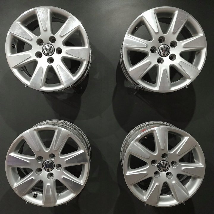 4× Литой диск Volkswagen OE Golf VI 7.0" x 16" 5x112 ET 45, фото 1