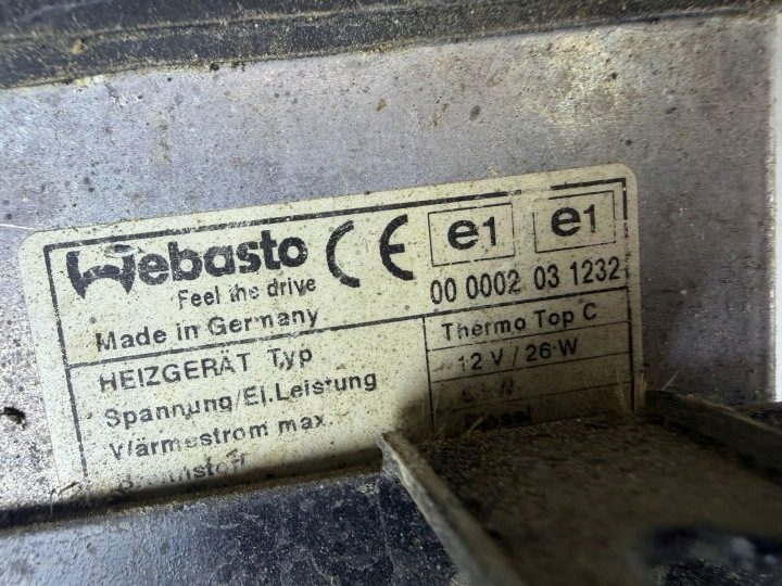 Автономный отопитель Webasto THERMO TOP C 000002031232, фото 2