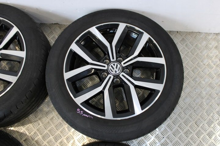 Колеса диски литые диски 215/55 R17 ET40 3G0601025F VW Passat B8 3G0 3G9, фото 4