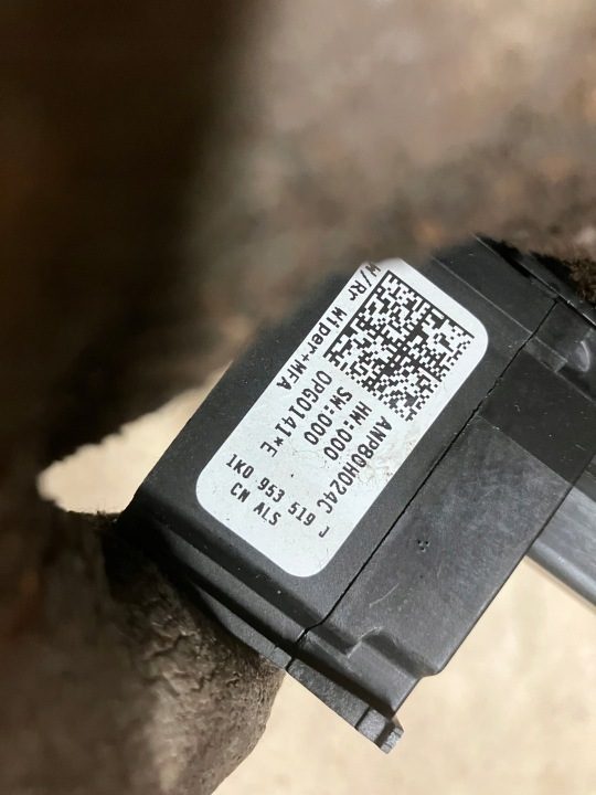 Подрулевой переключатель дворников Volkswagen OE 1K0953519J, фото 2