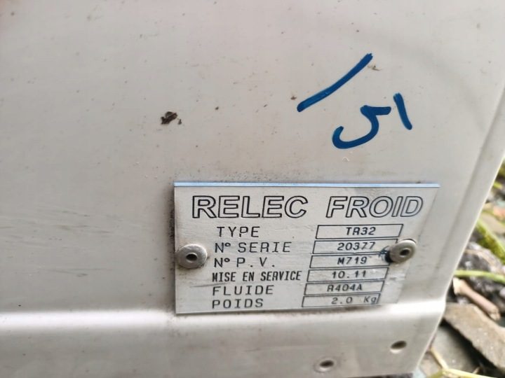 АГРЕГАТ ХОЛОДИЛЬНЫЙ РЕФРИЖЕРАТОР RELEC FROID TR32 № 15, фото 4