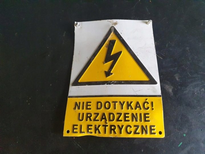 ТАБЛИЧКА INFORMACYJNA НЕ DOTYKAĆ УСТРОЙСТВО ЭЛЕКТР., фото 11