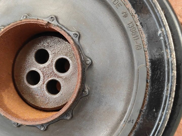 BMW F01 F07 F30 F10 F15 F25 3.0D N57 - шкив гаситель колебаний - 8511321, фото 6