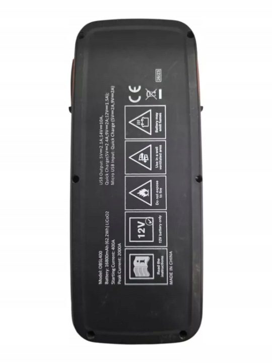 Osram BATTERYstart 400 стартер 12V 16800 мАч с повербанком и фонариком LED, фото 4