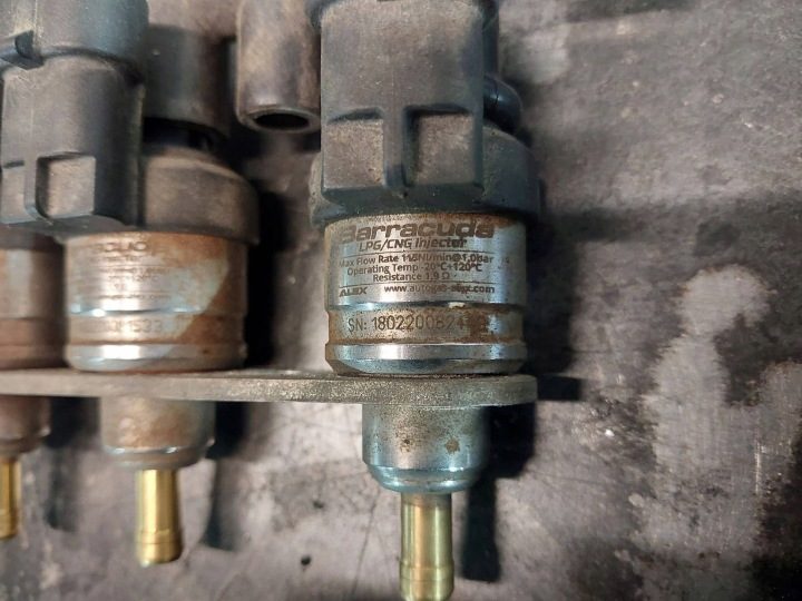 Форсунки газа ГБО Barracuda 115nl/min 4cyl., фото 3