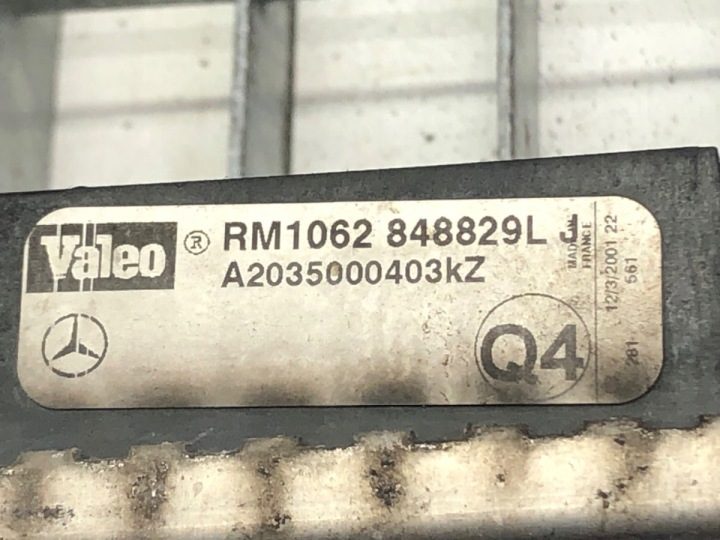 РАДИАТОР ОХЛАЖДЕНИЯ MERCEDES W203 2.0 129 л.с. A2035000403KZ 00-07, фото 4