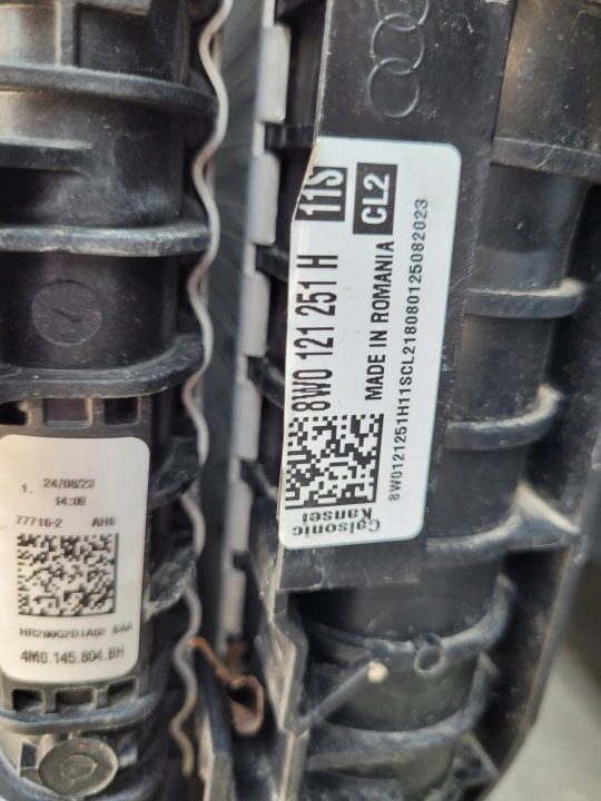 Радиаторы комплект AUDI RS5 RS4 8W0 8W0121251H 4M0145804BH 8W0816411AB, фото 5