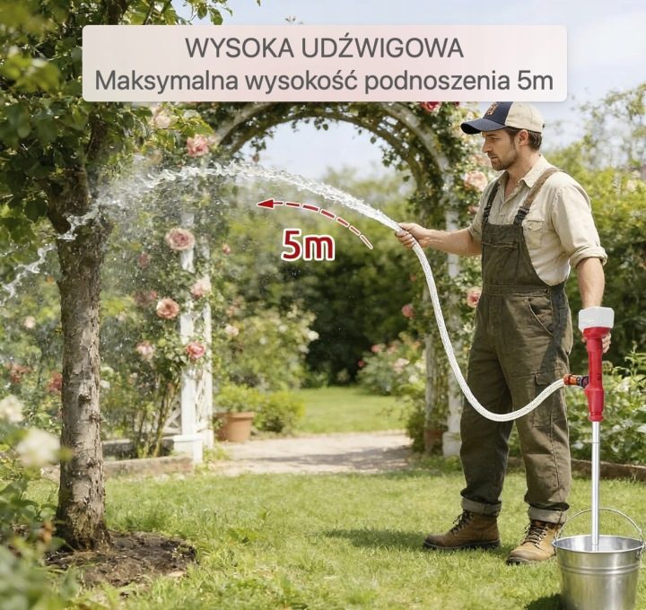 Помпа Насос Transferowa Аккумуляторный 18V Беспроводной Для Nawadniania, фото 3