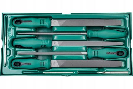 SATA подрамник инструментальный зеленый 7 ящиков 299 шт. + оснащение ST95126G_299, фото 8