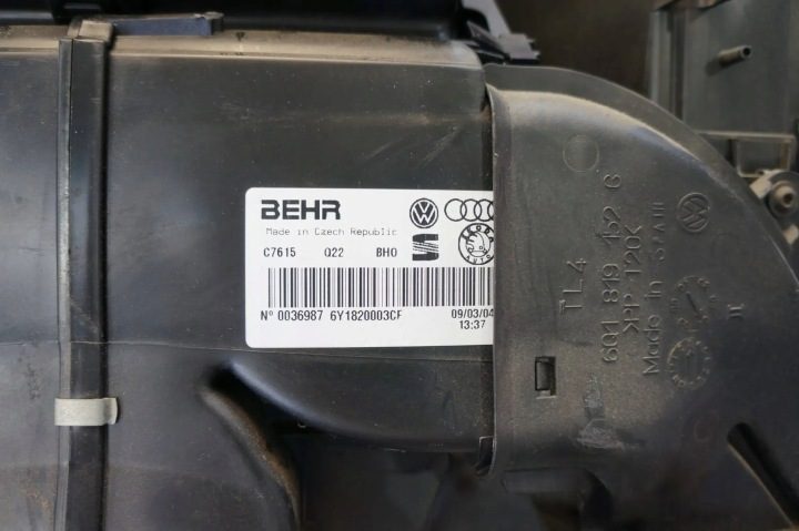 ОТОПИТЕЛЬ КОРПУС КОМПЛЕКТ SKODA FABIA I MK1 ЕВРОПА - 6Y1820003CF, фото 5
