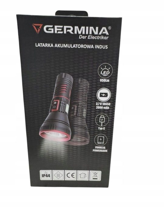 Фонарик классический Germina 650 lm LED, фото 1