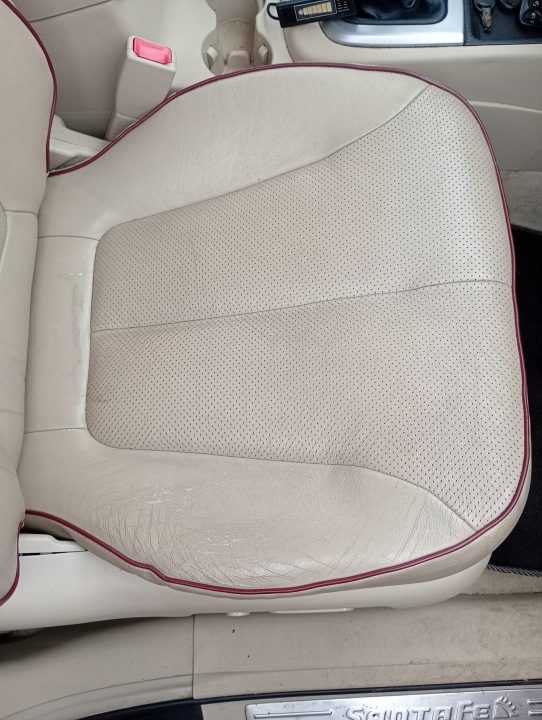Hyundai Santa Fe 2 II 06-12 СИДЕНЬЕ ПРАВОЕ ПАССАЖИРА КОЖА ЭЛЕКТРИЧЕСКАЯ, фото 4