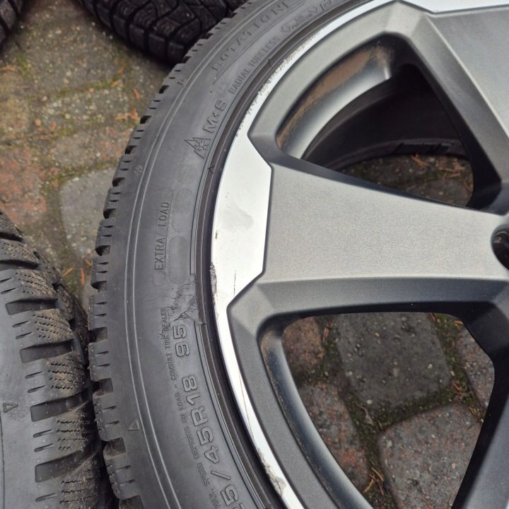 Зима колеса 225/45 R18 Skoda Octavia Superb Yeti VW T-ROC Audi A4 B8 B9 A6, фото 3