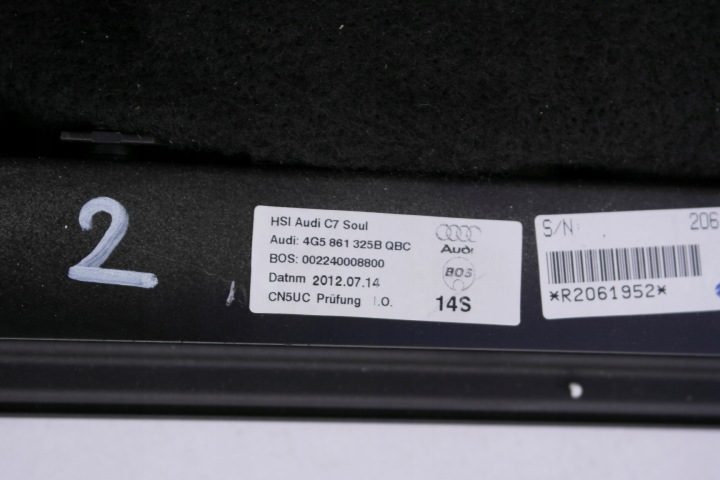 AUDI A6 C7 СЕДАН 4G5 ПОЛКА ЗАДНЯЯ БАГАЖНИКА ШТОРКА 4G5861325B, фото 7