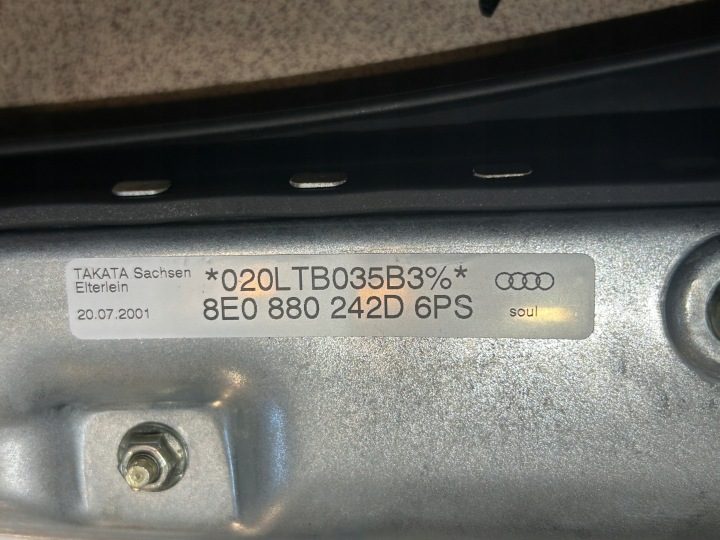 ПОДУШКА AIRBAG ПРАВЫЙ СИДЕНЬЯ AUDI A4 B6 SOUL, фото 7