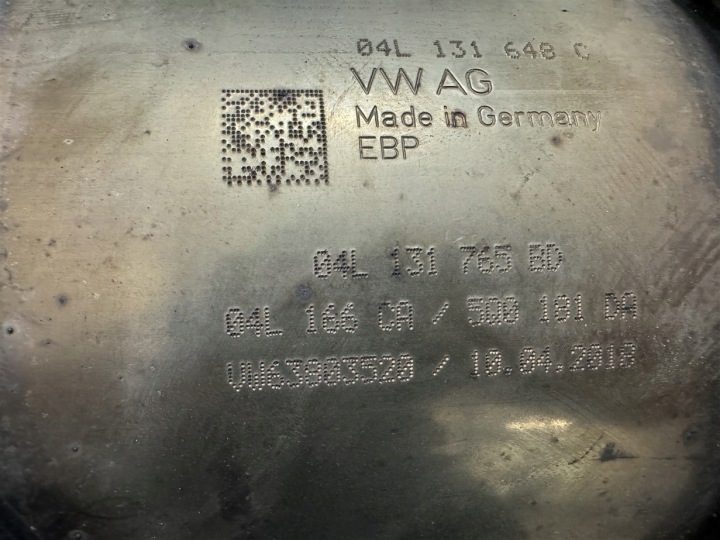 DPF FAP КАТАЛИЗАТОР 1.6 TDI VW TOURAN 5T 115 л.с. 16-19 ГОД, фото 5