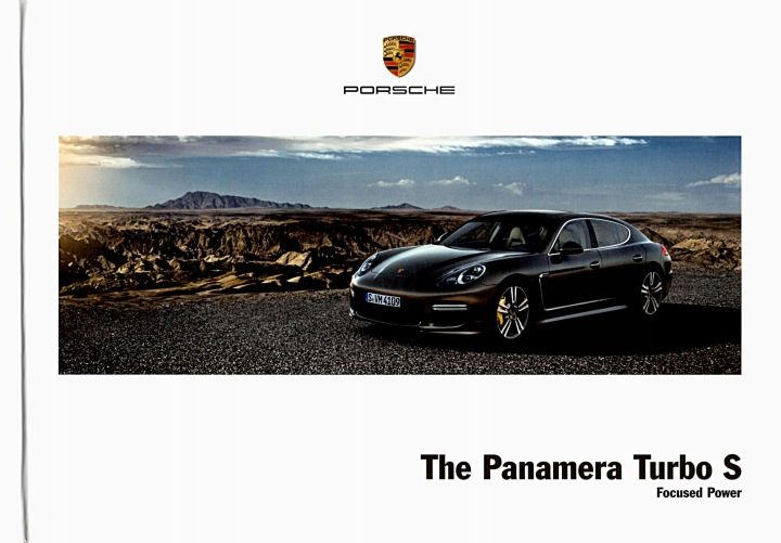 РЕКЛАМНЫЙ БУКЛЕТ № 1061 - PORSCHE. PANAMERA ТУРБО S, фото 1