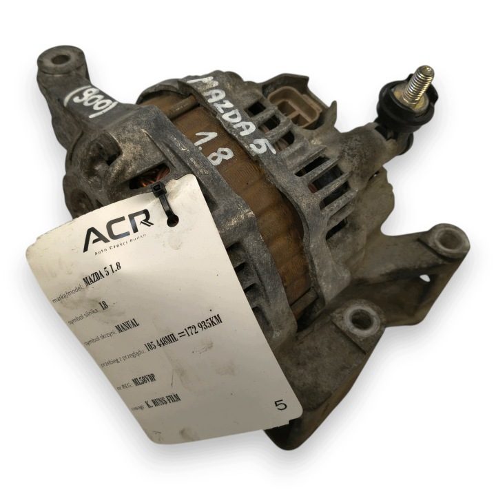 Генератор Mazda 5 3 6 1.8 2.0 MZR 90A LF1F A3TG4791 Mitsubishi, фото 1