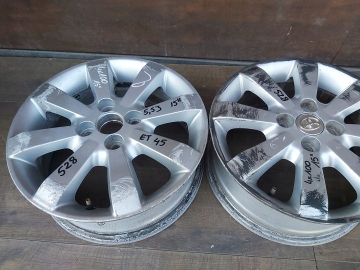 Литой диск Toyota OE 5.5" x 15" 4x100, фото 2