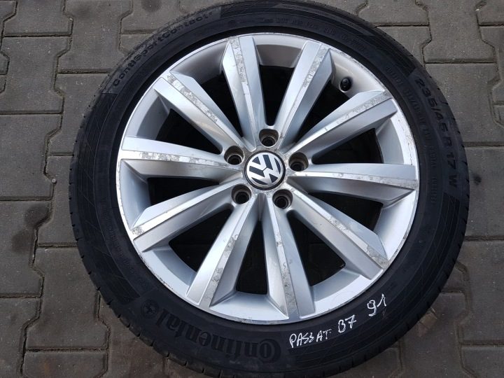 Литой диск VW PASSAT B7 CC 7.5" x 17" 5x112 ET 47, фото 1