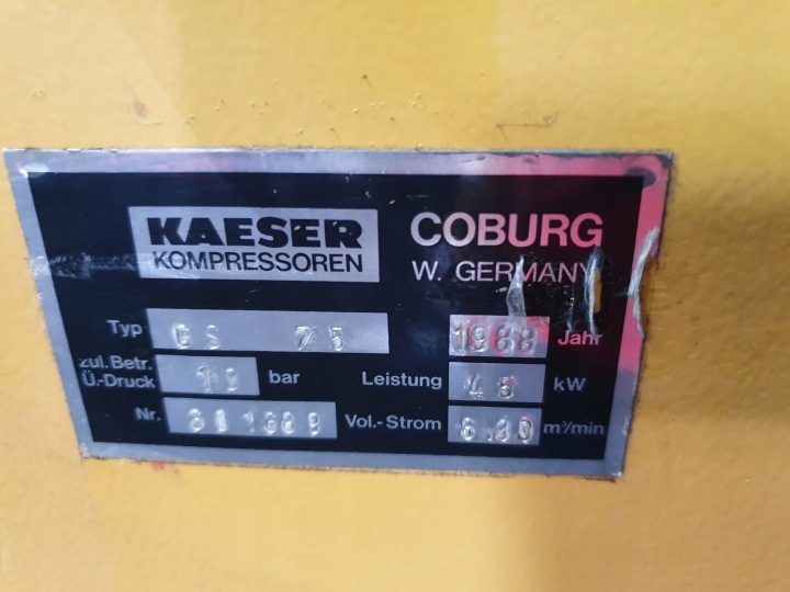 КОМПРЕССОР ŚRUBOWA KAESER CS 75 45 кВт, фото 5