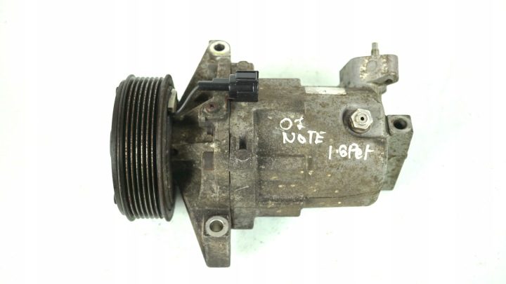 КОМПРЕССОР КОНДИЦИОНЕРА КОМПРЕССОР КОНДИЦИОНЕРА NISSAN NOTE E11 1.6 16V 92600CJ70A, фото 1