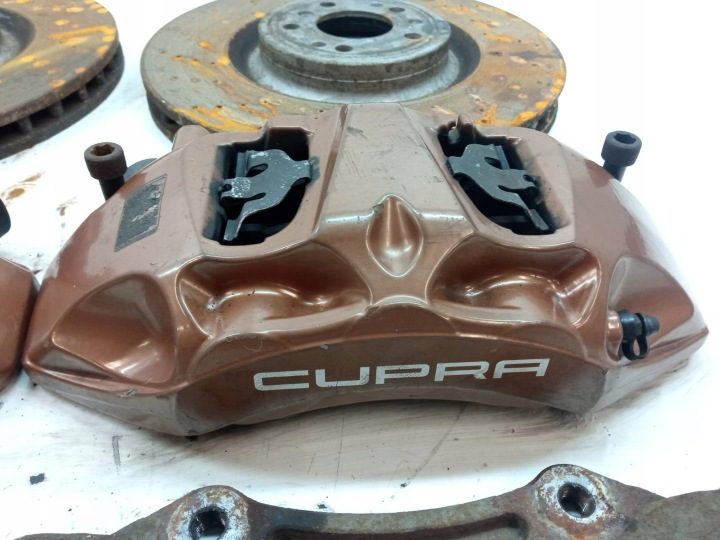 СУППОРТ ТОРМОЗНОЙ ЛЕВЫЙ ПРАВЫЙ ПЕРЕДНИЙ AKEBONO 374 мм ДИСКИ Cupra Ateca I, фото 3