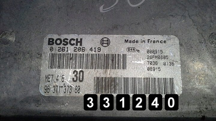 2002 Citroen C5 ЭБУ 0261206419, фото 2